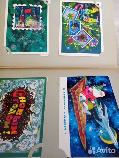Новогодние открытки СССР