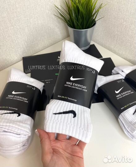 Носки махровые Nike Crew Cotton