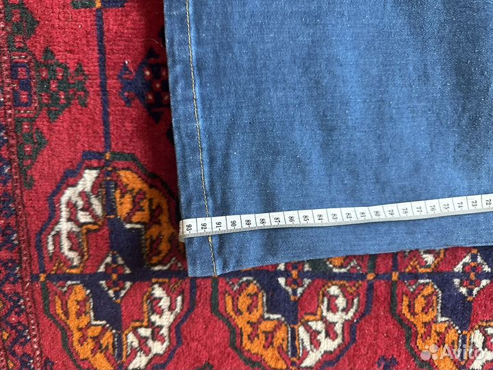 Джинсовая юбка длинная xl