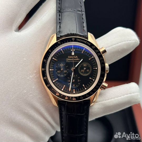 Часы Omega Speedmaster black gold