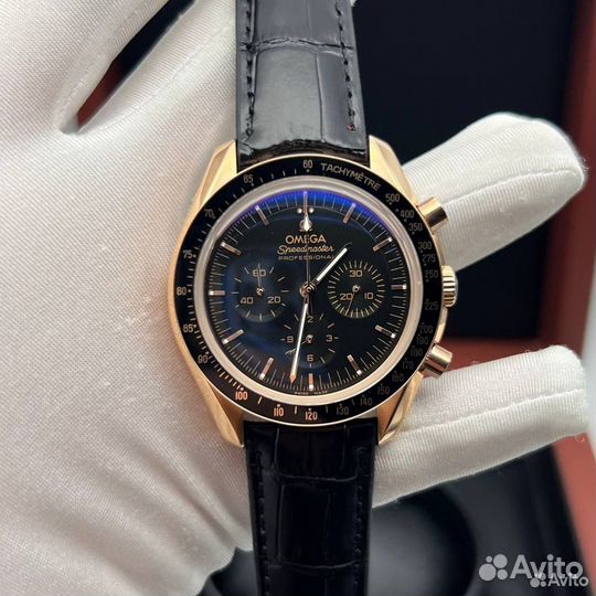 Часы Omega Speedmaster black gold