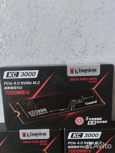 Kingston KC3000 M2 NVMe Pcie4x4 новые 1TB
