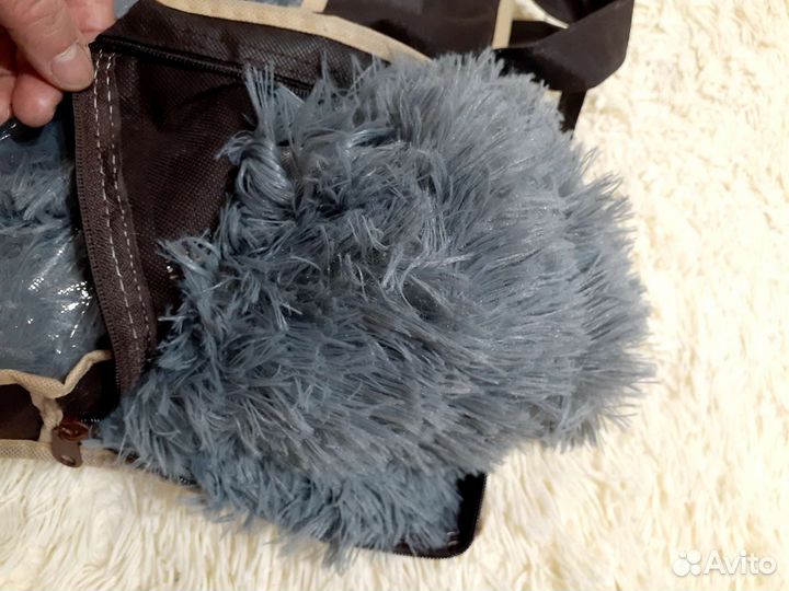 Плед пушистый травка