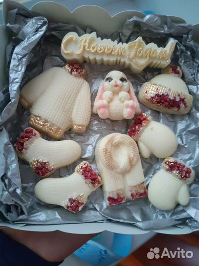 Новогодний подарок из шоколада