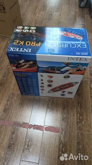 Надувные каяки байдарки новые двухместные Intex BT