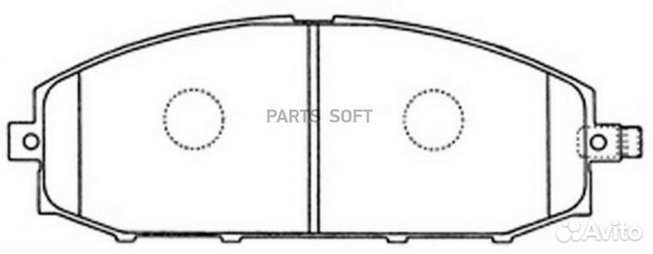 FIT FP2117 Колодки тормозные nissan patrol 2.8D-4