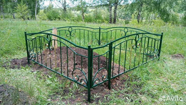 Ограды кованные сварные на могилу