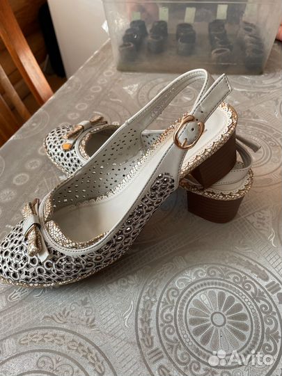 Балетки натуральная кожа 41р