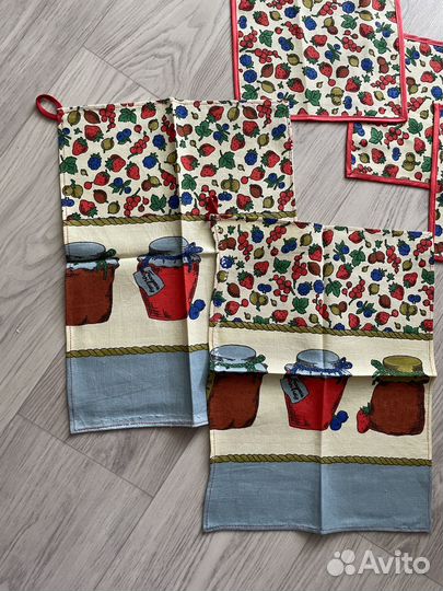 Кухонный набор фартук полотенца