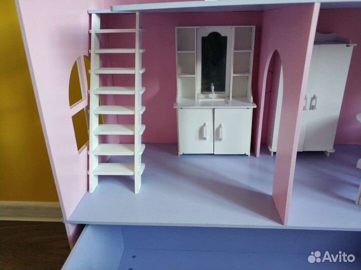 Домик кукольный для барби деревянный