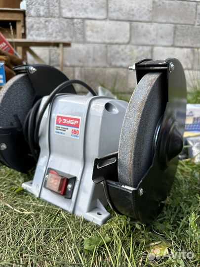 Станок точильный зубр зтшм-200 электрический