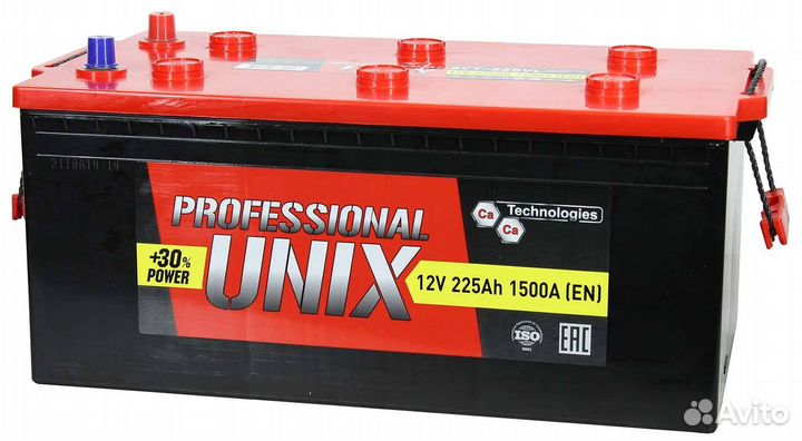 Аккумулятор Unix 225 Ач