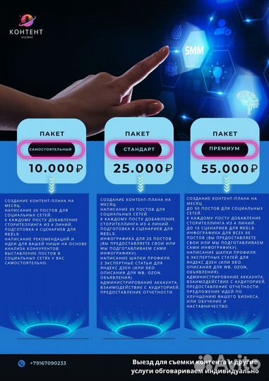 Услуги копирайтера