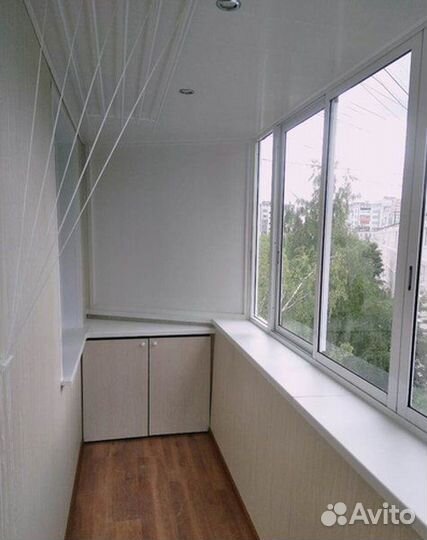 Остекление балконов и лоджий. Отделка балкона