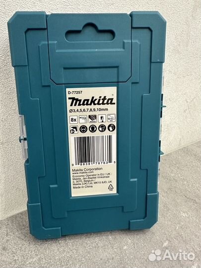 Набор сверл по дереву makita 8шт