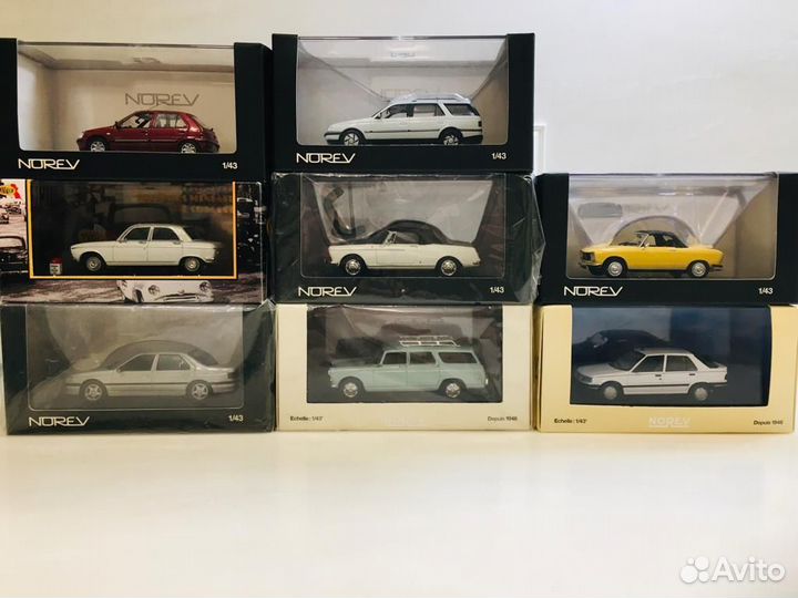 Коллекция Peugeot Norev M 1:43