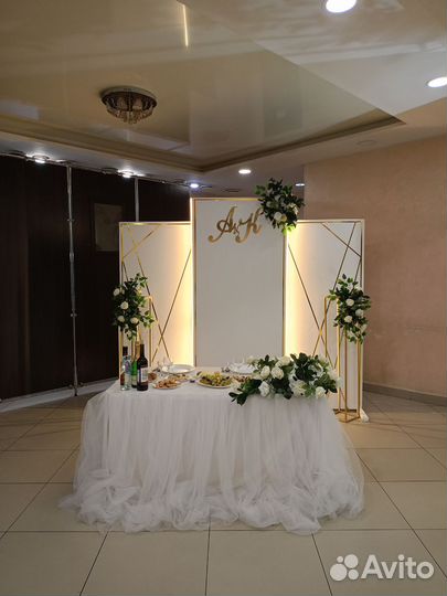 Оформление свадьбы,выездной регистрации,юбилей