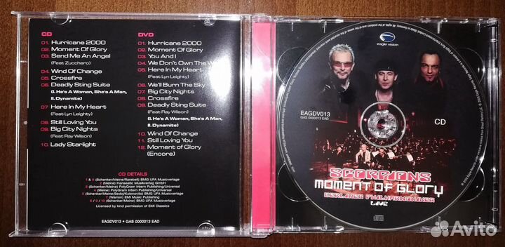 Scorpions-Moment Of Glory CD/DVD rare