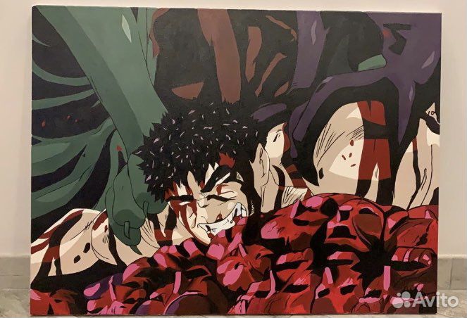 Аниме картина (картина на заказ )