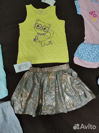 Пакет новых вещей на девочку 3-4г