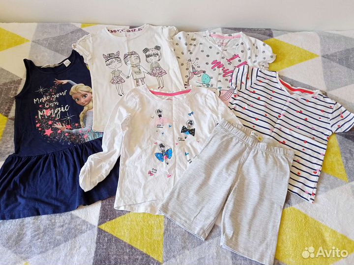 Пакет одежды на девочку 98-116