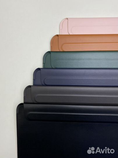 Чехол для MacBook Pro Air 13/14/16 M1/M2 эко кожа