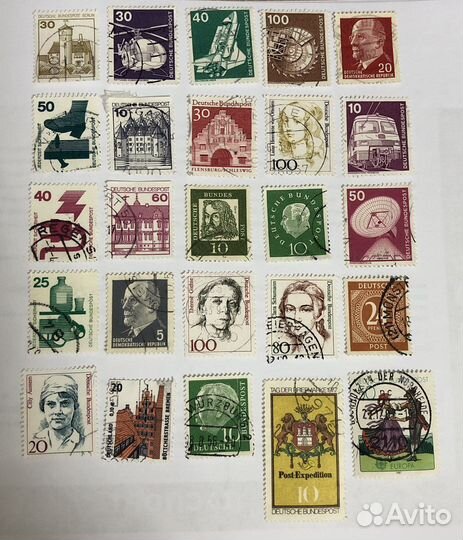 421 марка - все разные - без повторов