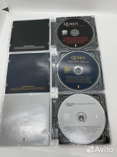 CD Queen Greatest Hits 1, 2, 3 (Island records)