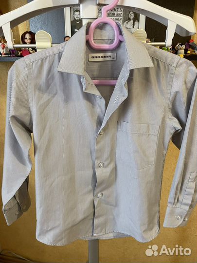 Рубашка школьная для мальчика размер 29