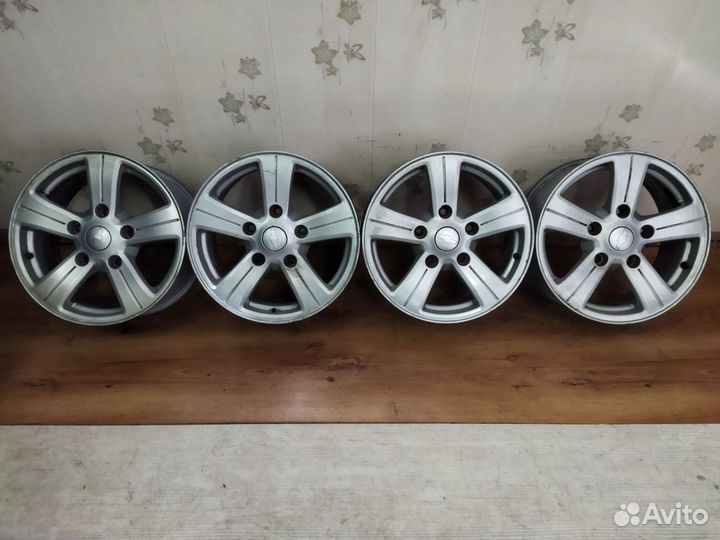 112) К-кт дисков ориг литых R16 chevrolet 5х139,7