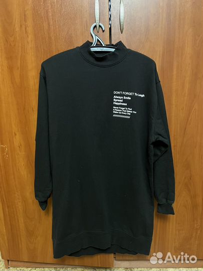 Платье толстовка женское