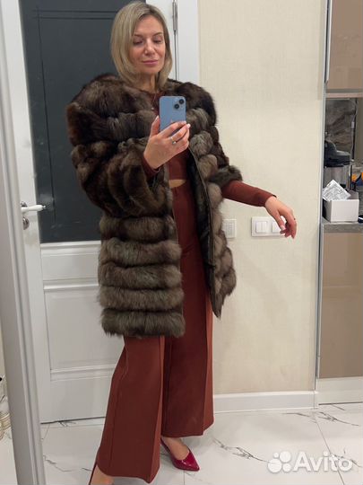 Шуба песцовая трансформер