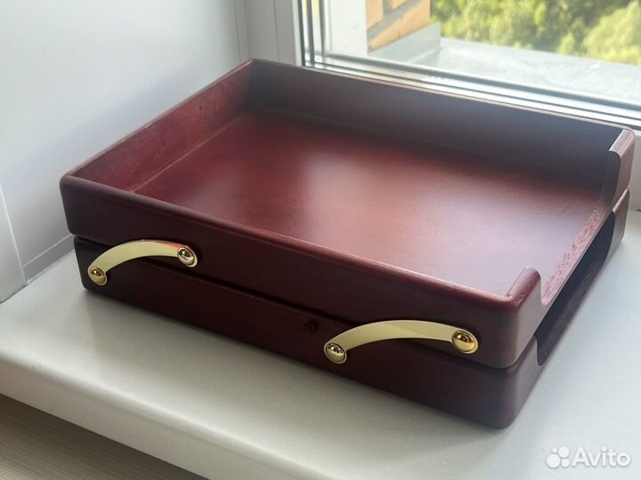 Органайзер для канцелярии деревянный