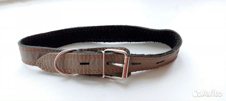 Кожаный ошейник для собак