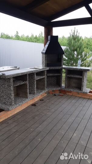 Модульный комплекс барбекю, печь под казан,гриль