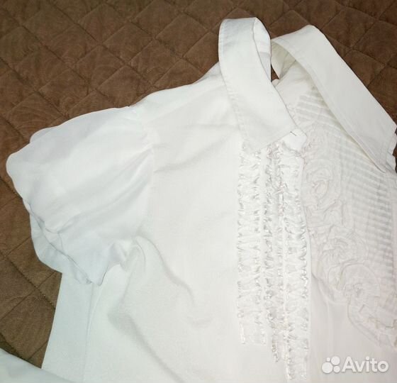 Блузки школьные 128-132