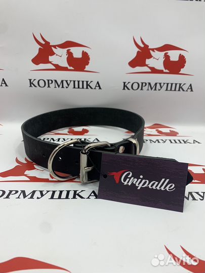 Ошейник для собак gripalle из натур. кожи Кевин