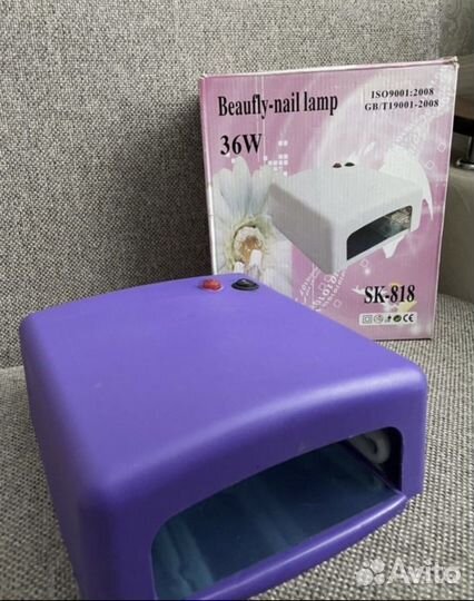 Лампа для ногтей. Рабочая
