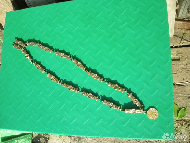 Медаль 1915-1918 цепочка латунная