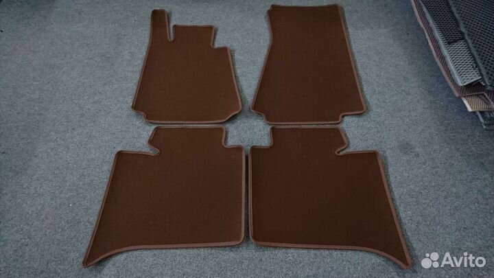 Автоковрики для BMW e23, коричневые