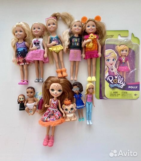 Barbie, Chelsea, Kelly