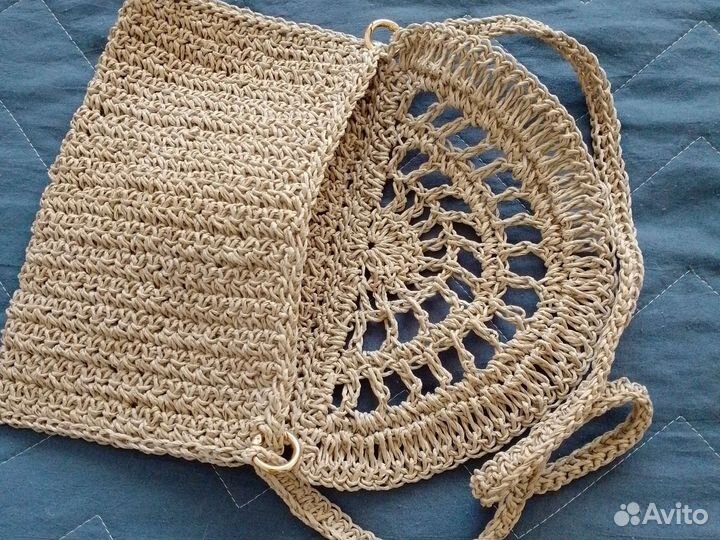 Сумка из рафии