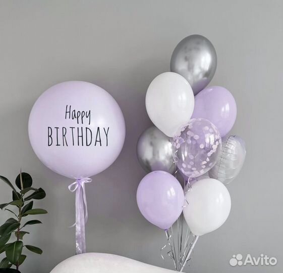 Воздушные гелиевые шары. Доставка 24/7