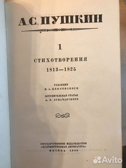 Пушкин 1936 год
