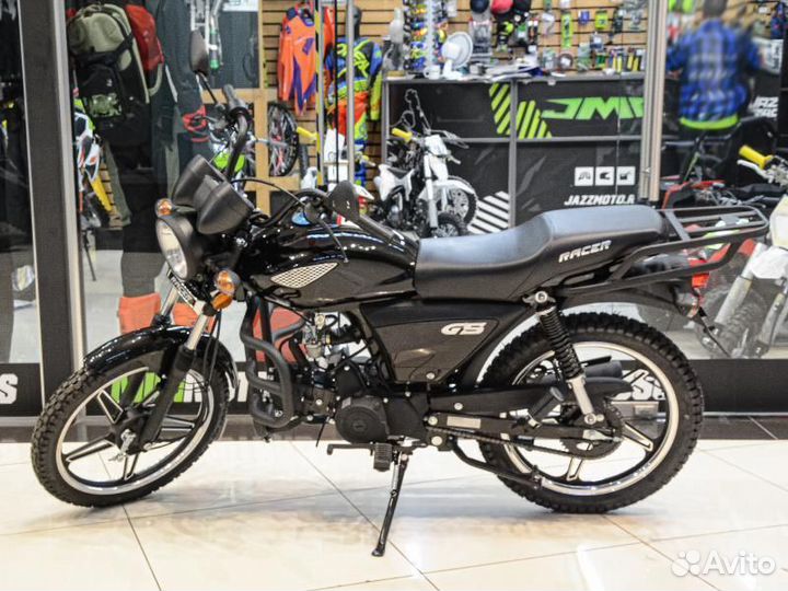 Мопед racer RC50 alpha + цпг 125 см3 чёрный