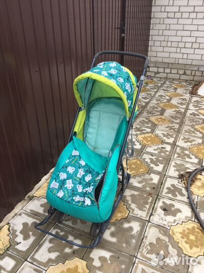 Коляска санки