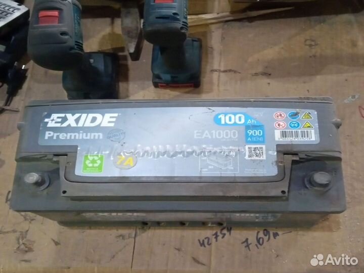 Аккумулятор автомобильный 100 ah