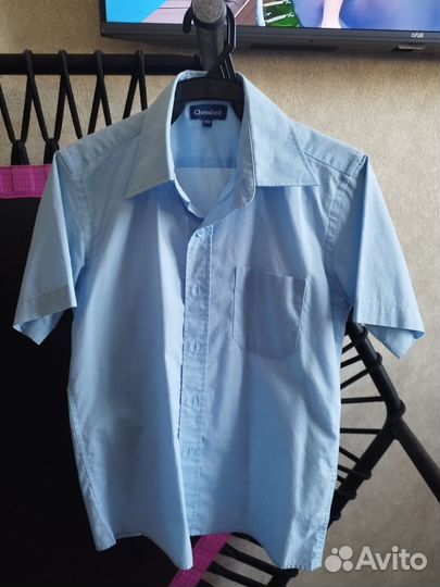 Школьные рубашки для мальчиков 128
