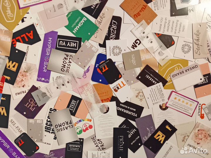 Картонные бирки для одежды Wildberries с доставкой