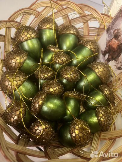 Елочные игрушки ручная роспись